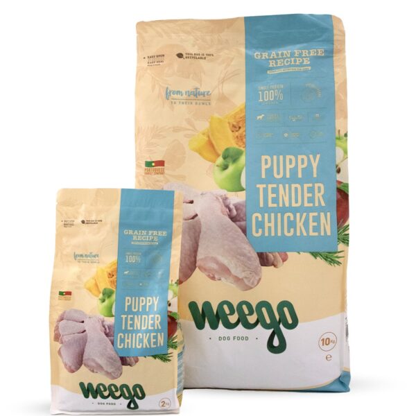 Weego Grain Free Puppy Tender Chicken wepet cão