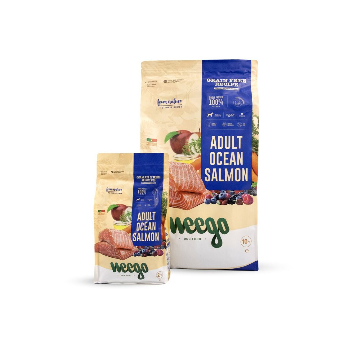 Weego Grain Free Adult Dog Ocean Salmon wepet cão
