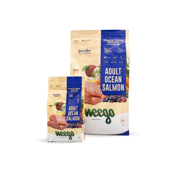 Weego Grain Free Adult Dog Ocean Salmon wepet cão