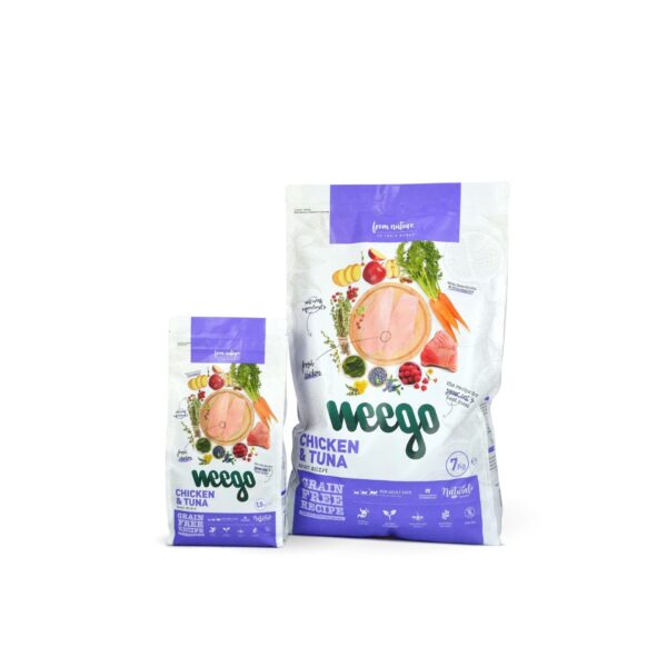 Weego Cat Chicken & tuna wepet gato