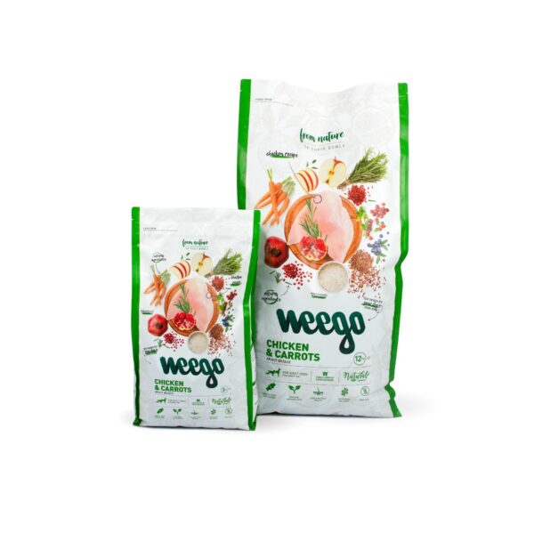 Weego Adulto Frango & Cenoura wepet cão