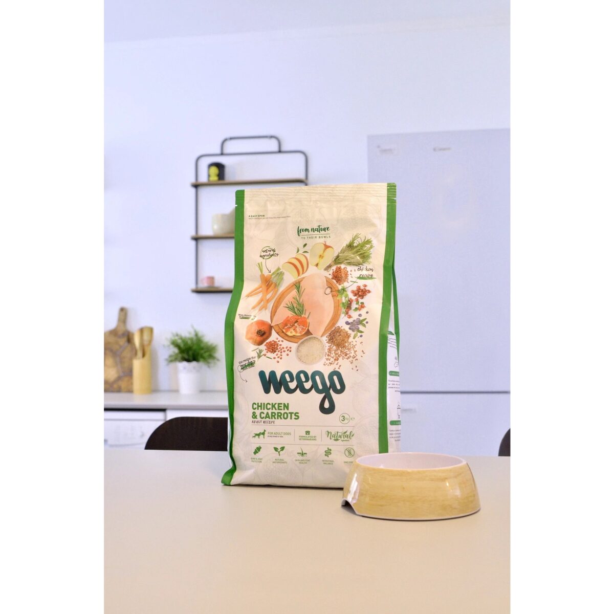 Sem título3 Weego Adulto Frango & Cenoura wepet cão