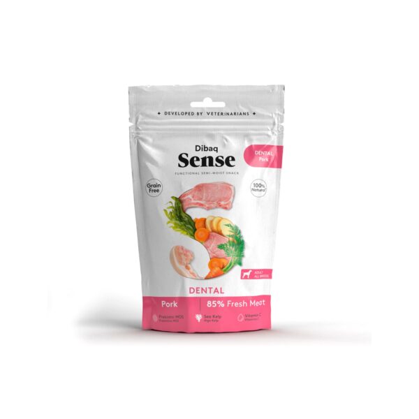Dibaq Sense DOG SNACK DENTAL Pork 100gr wepet cão