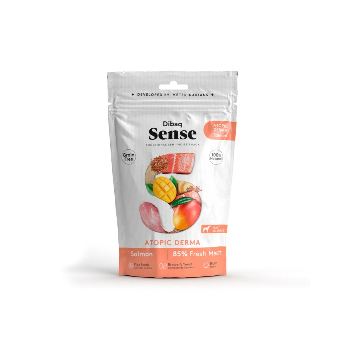 Dibaq Sense DOG SNACK DERMA Salmon 100gr wepet cão