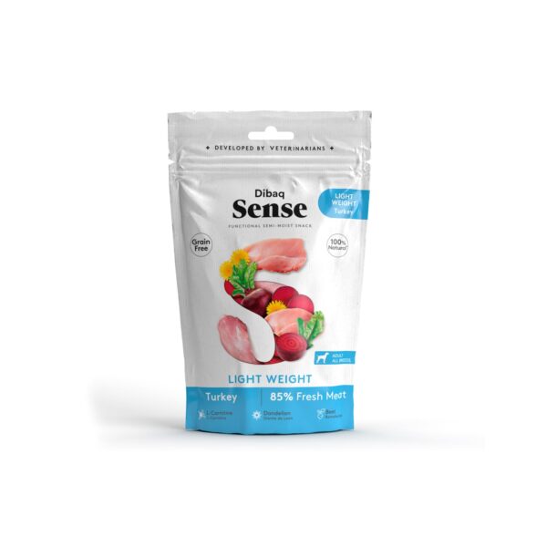 Dibaq Sense DOG SNACK LIGHT WEIGHT Turkey 100gr wepet cão
