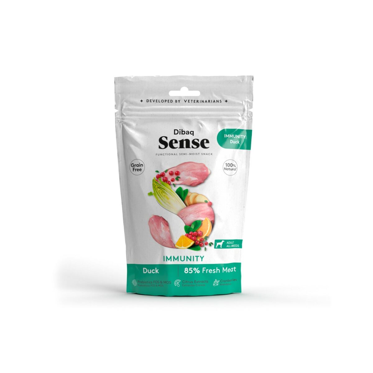 Dibaq Sense DOG SNACK IMMUNITY Duck 100gr wepet cão