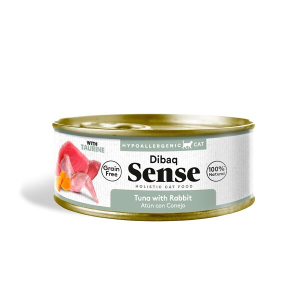 Dibaq Sense CAT Grain Free ATÚN con CONEJO 70gr wepet gato