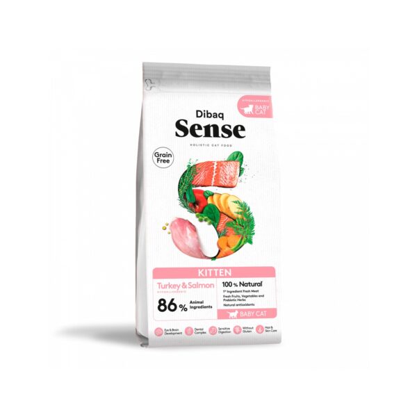 Dibaq Sense CAT Grain Free KITTEN (PAVO&SALMON) 1,5kg wepet gato