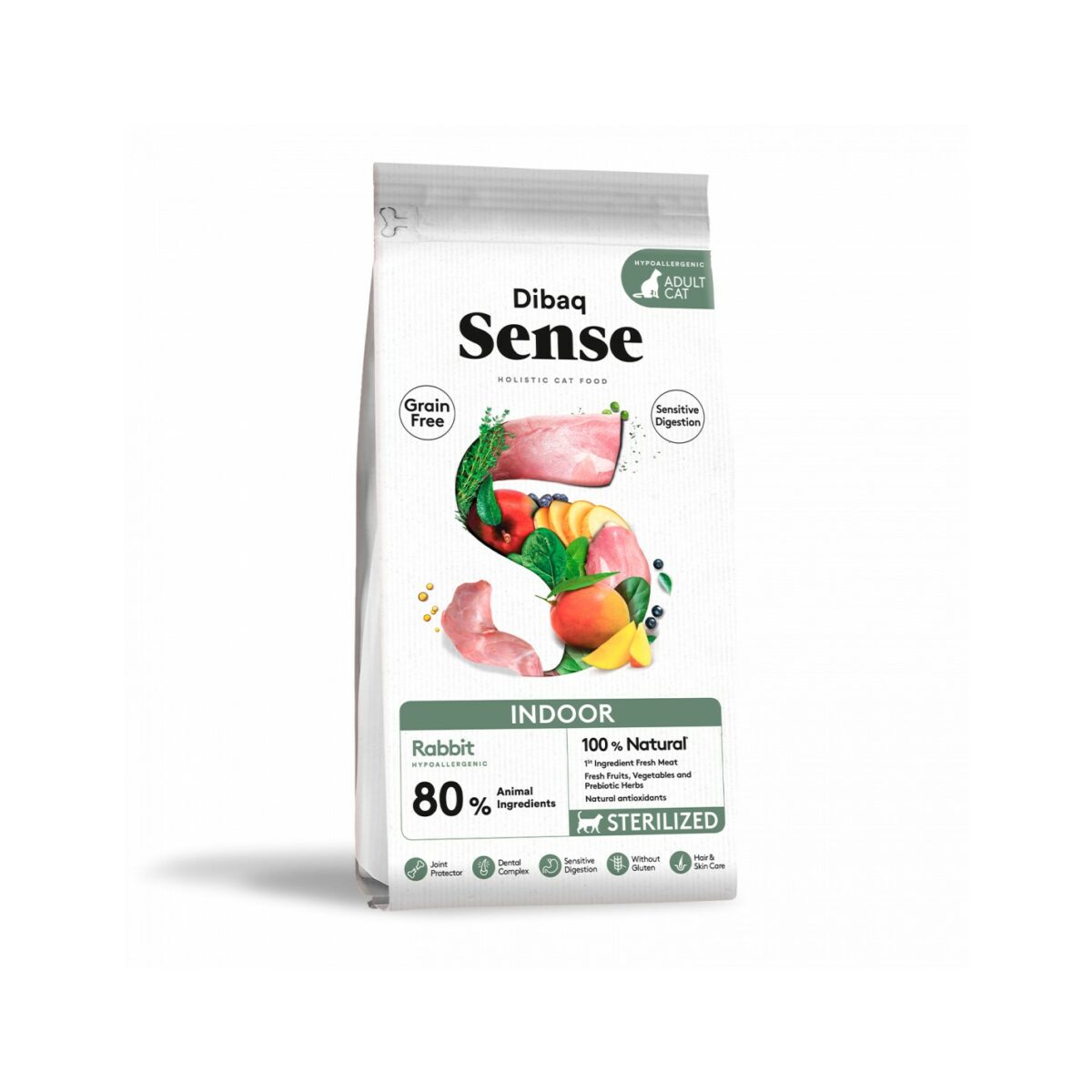 Dibaq Sense CAT Grain Free INDOOR (CONEJO) 1,5kg wepet gato