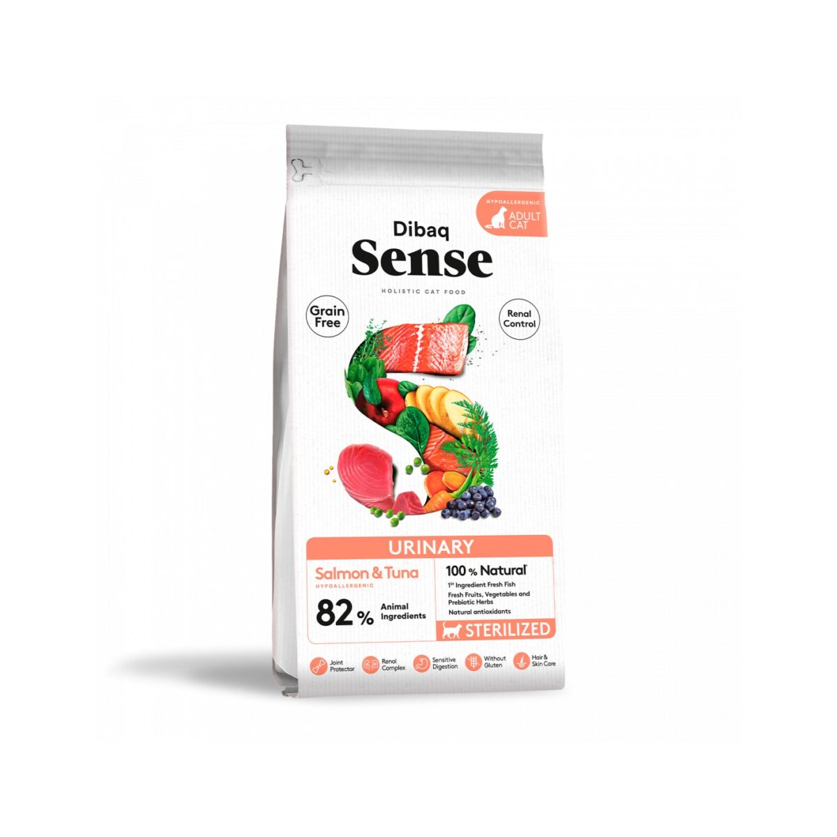 Dibaq Sense CAT Grain Free URINARY (SALMON&ATÚN) 1,5kg wepet gato