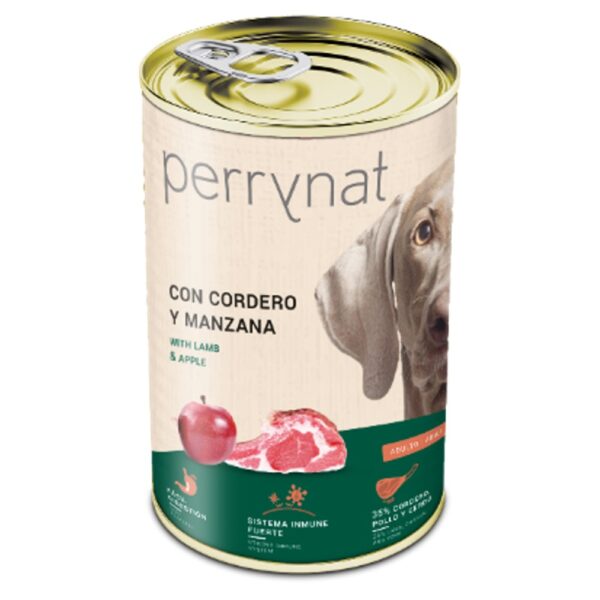 Perrynat CORDERO MANZANA 400gr wepet cão
