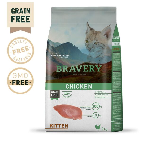 BRAVERY - CHICKEN KITTEN (GRAIN FREE) WEPET