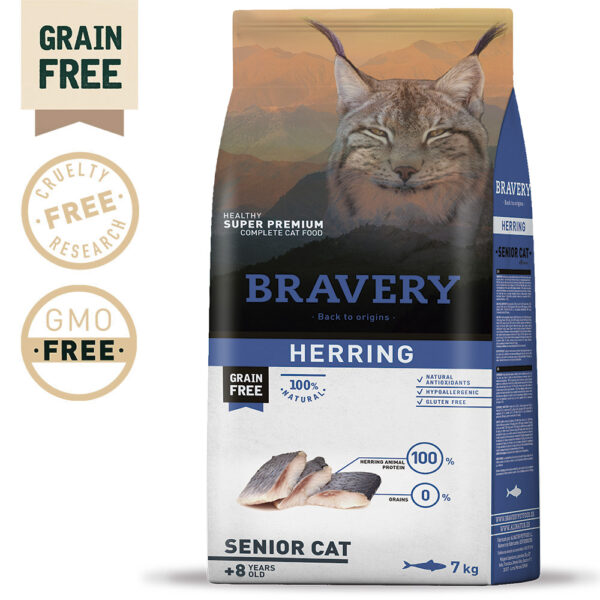 BRAVERY - HERRING (ARENQUE) SENIOR CAT WEPET