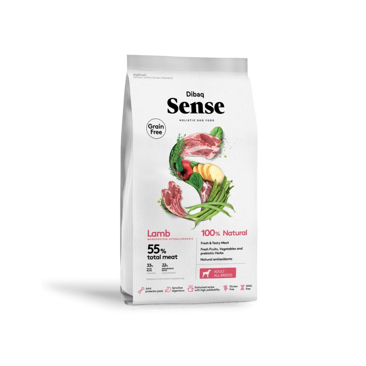Dibaq Sense DOG Grain Free CORDEIRO WEPET