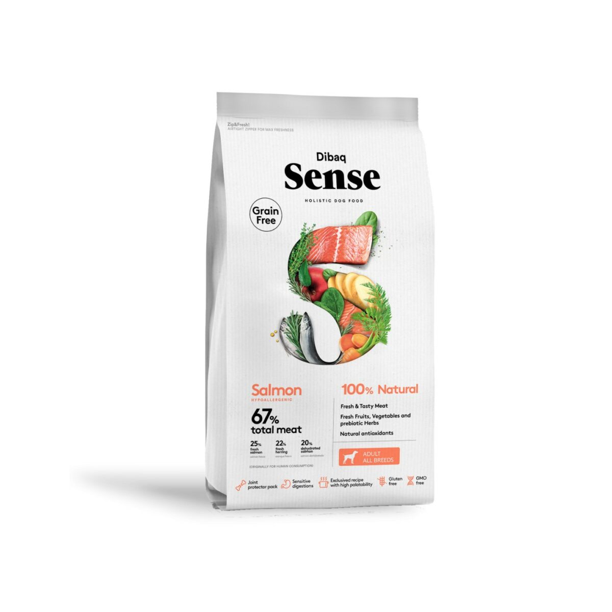 Dibaq Sense DOG Grain Free SALMON WEPET