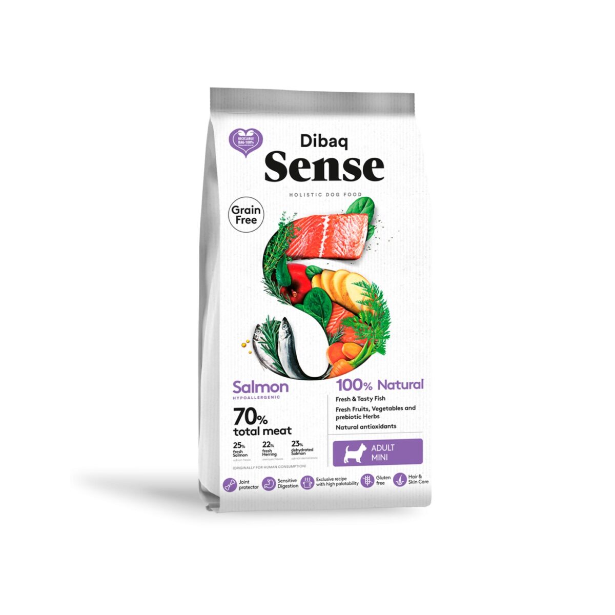 Dibaq Sense DOG Grain Free SALMON MINI WEPET