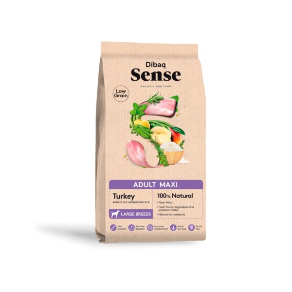 Dibaq Sense DOG Low Grain ADULT MAXI (Turkey) wepet