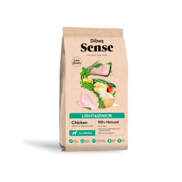 Dibaq Sense DOG Low Grain LIGHT&SENIOR (Chicken) wepet
