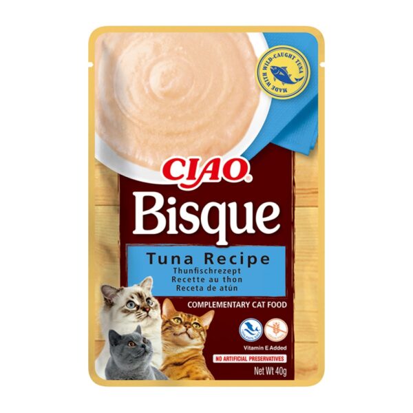 BISQUE CHURU GATO ATUM RECIPE 40GR WEPET