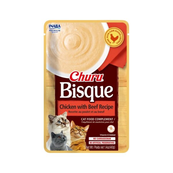 BISQUE CHURU GATO CHICKEN COM CARNE RECIPE WEPET