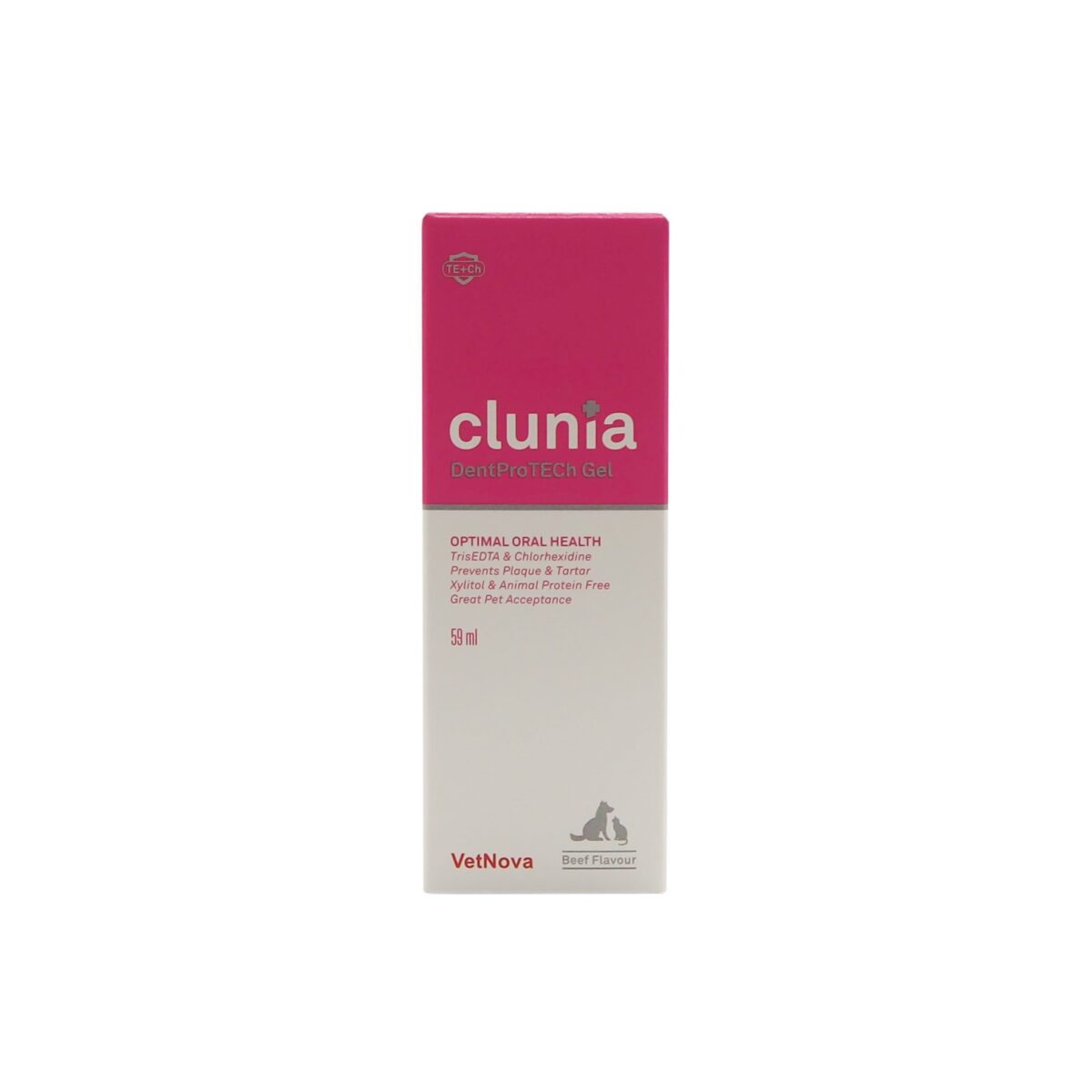 Clunia DentProtech Gel caixa CLUNIA® DentProTECh Gel 59ml wepet cão gato