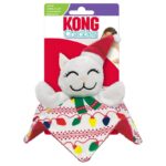 KONG Holiday Crackles Santa Kitty wepet gato