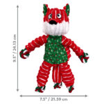 KONG Holiday Floppy Knots Fox Sm/Md wepet cão