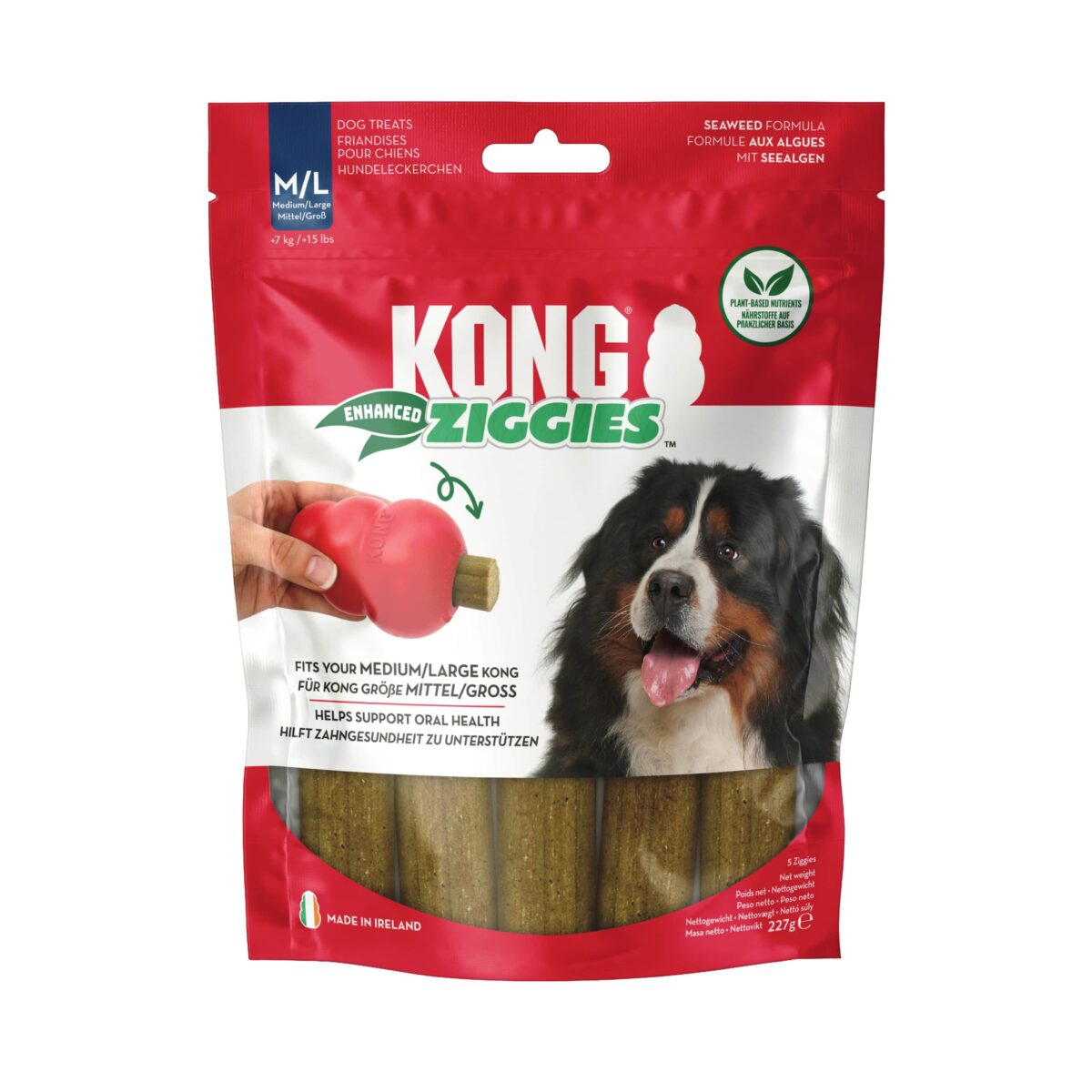KONG ZIGGIES ENHANCED M/L WEPET CÃO