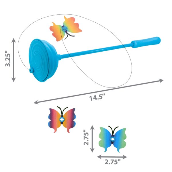 KONG CAT TEASER PURRSUIT BUTTERFLY (CAT57E WEPET GATO