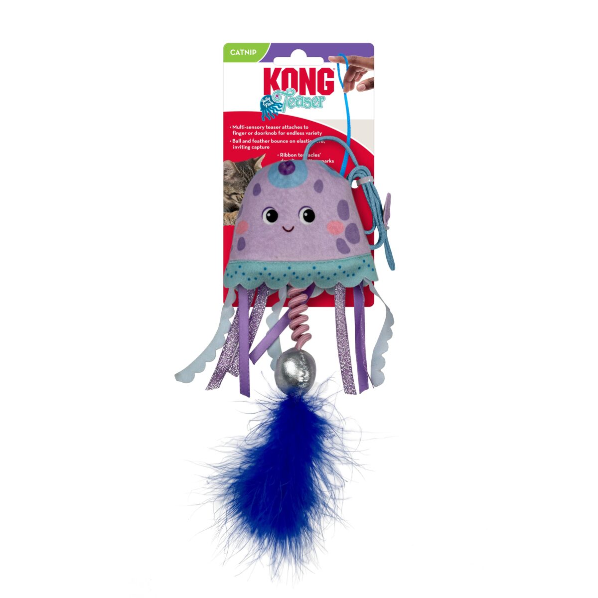KONG CAT TEASER JELLYFISH SORTIDO (CAT63E) WEPET