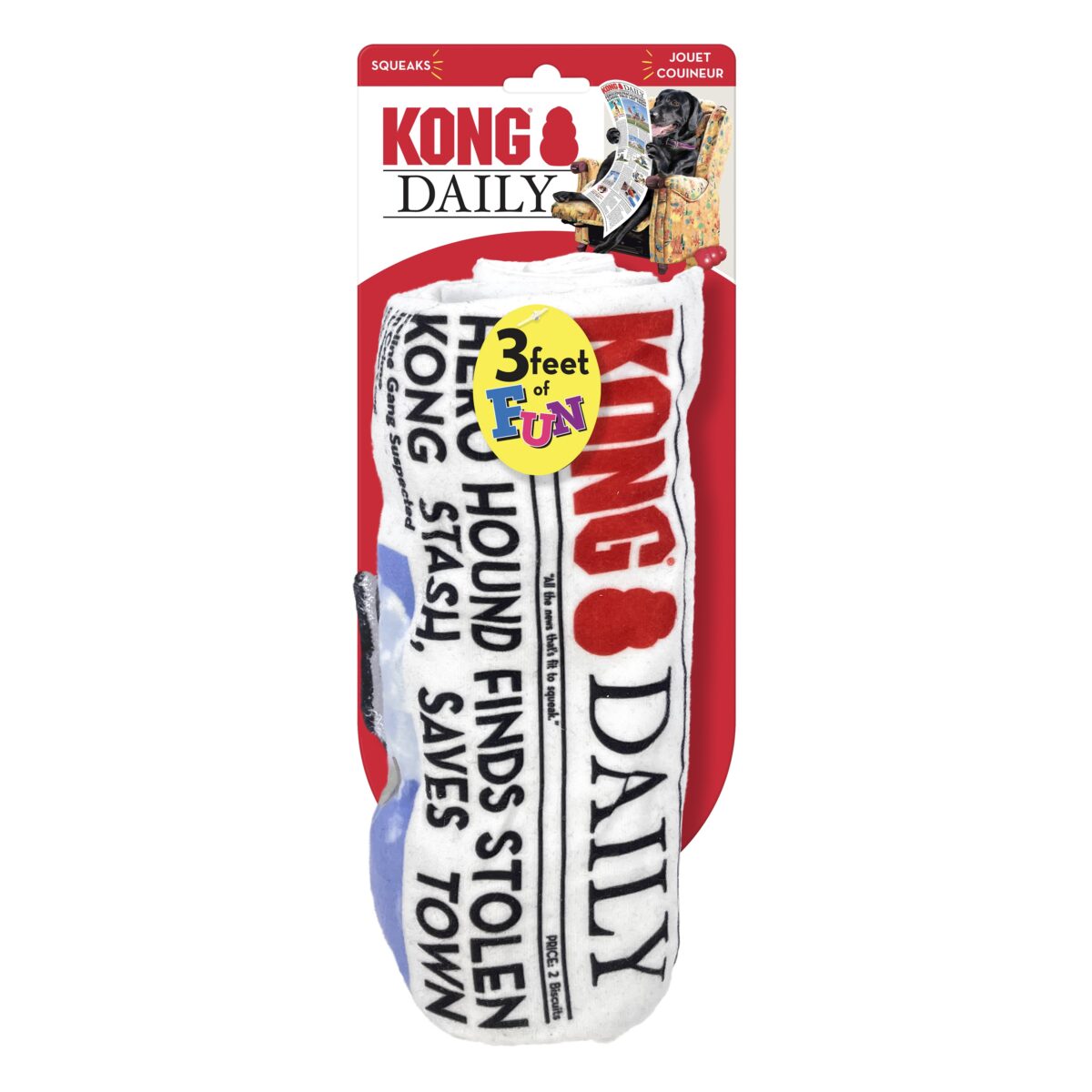 KONG DAILY NEWSPAPER XL (RKDXE) WEPET CÃO