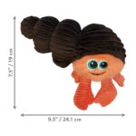 KONG CUTESEAS RUFFLEZ HERMIT CRAB SM WEPET CÃO
