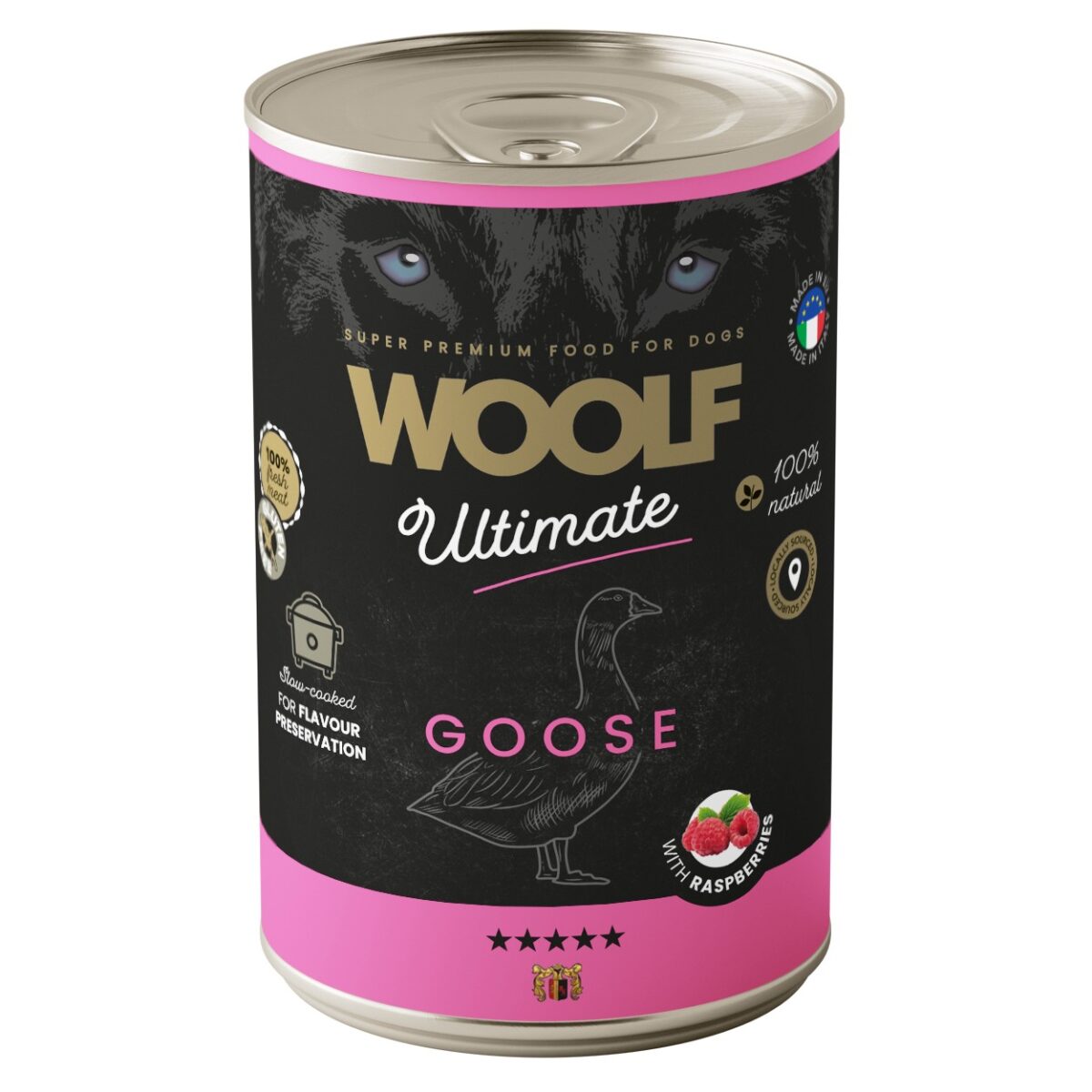 WOOLF ULTIMATE HÚMIDO CÃO GANSO 400GR WEPET