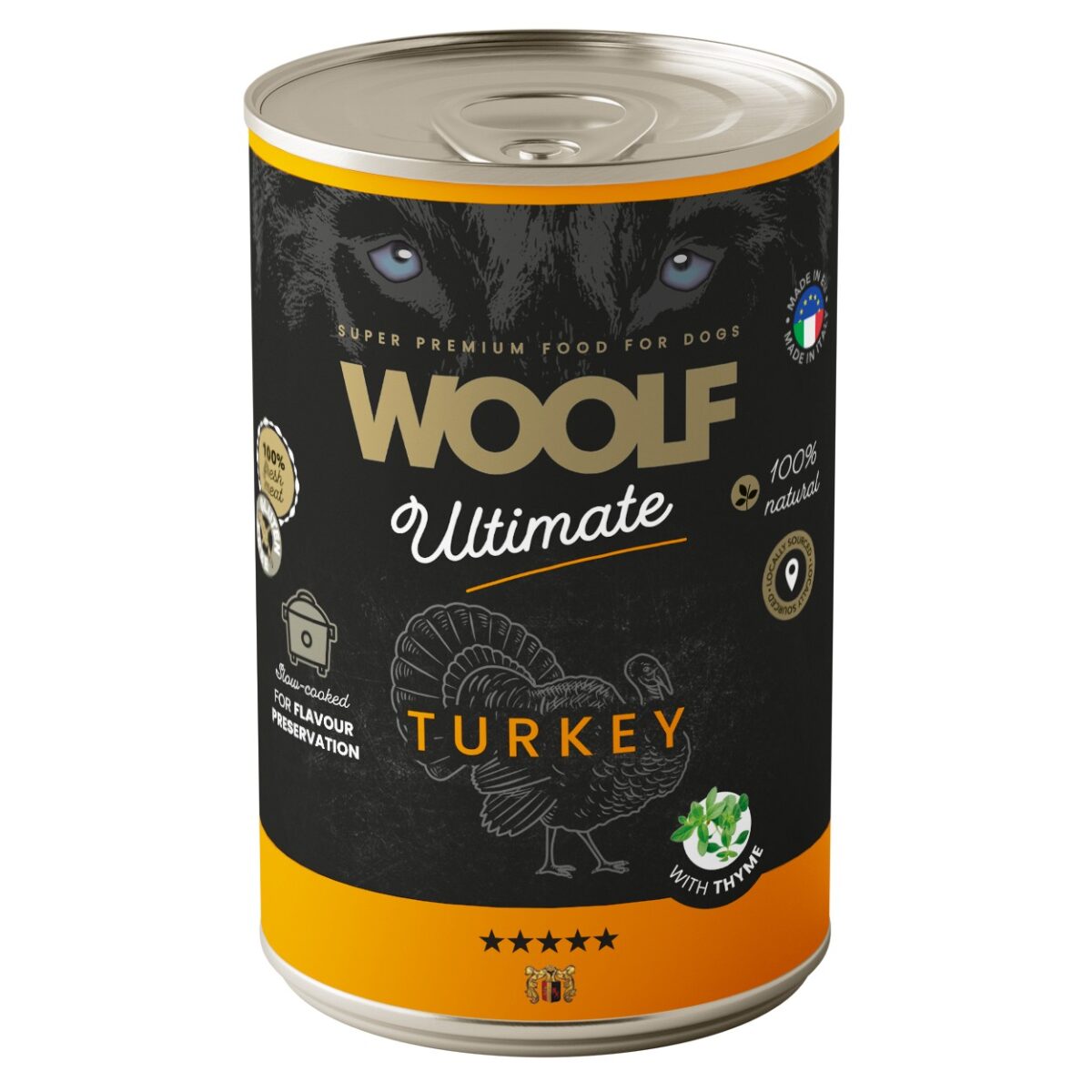 WOOLF ULTIMATE HÚMIDO CÃO PERU 400GR WEPET