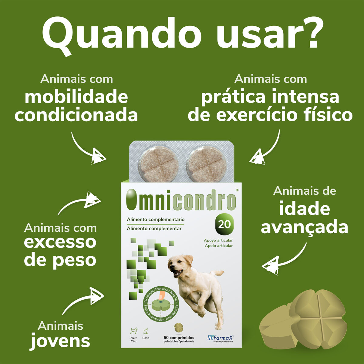 OMNICONDRO 20MG 60CP WEPET