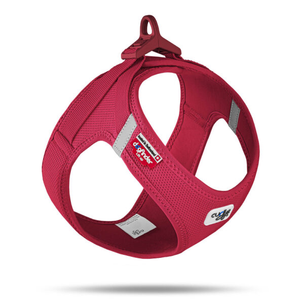 Peitoral Curli Clasp Air-Mesh Vermelho