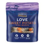 F4D Love Sweet Potato Fish Wraps 115g wepet cão