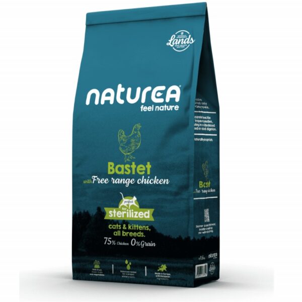 Naturea Lands Bastet Free Range Chicken 1.6kg wepet gato