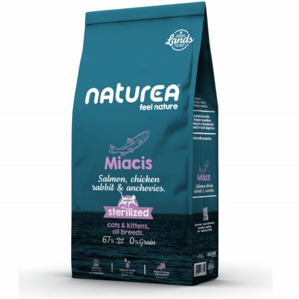 Naturea Lands Miacis Salmon, Chicken, Rabbit & Anchovies