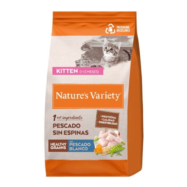 NV CAT GRAIN KITTEN WHITE FISH WEPET GATO