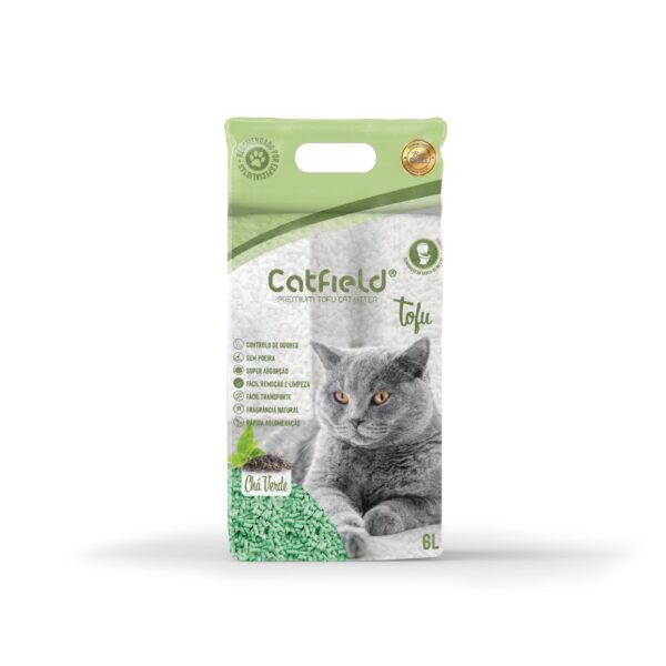 Catfield Premium Cat Litter Tofu Chá Verde Wepet