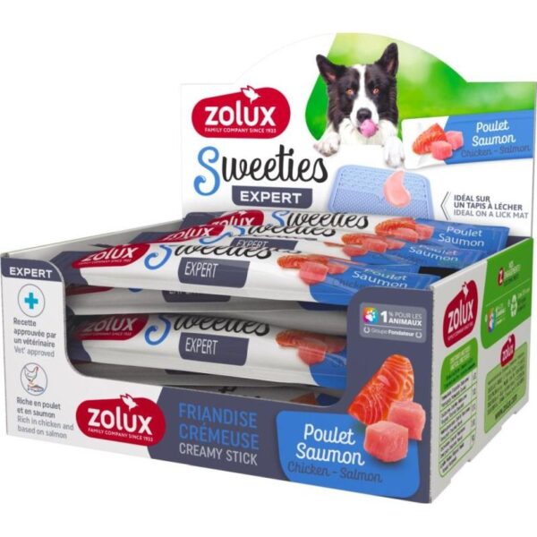 Snacks Cão-Sweeties-Frango & salmão-14 g-wepet