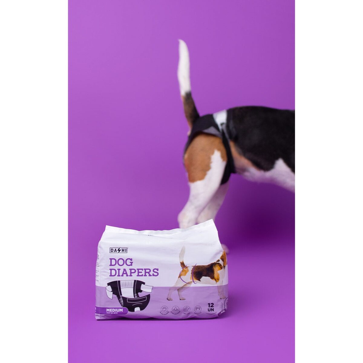 Dashi Dog Diapers 12un WEPET