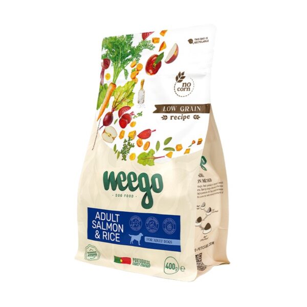 Weego Dog Food Adult Salmon & Rice Low Grain WEPET