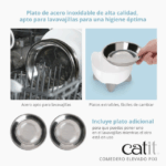 Comedouro Elevado para gatos Catit PIXI WEPET