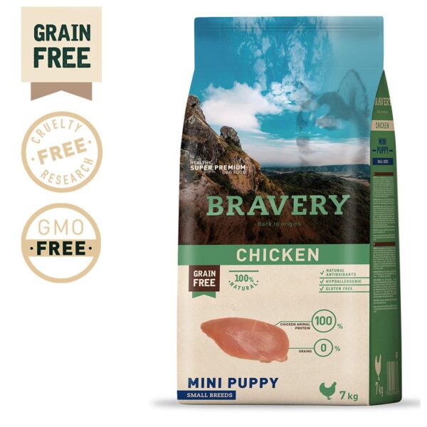 BRAVERY Chicken Mini Puppy 7kg