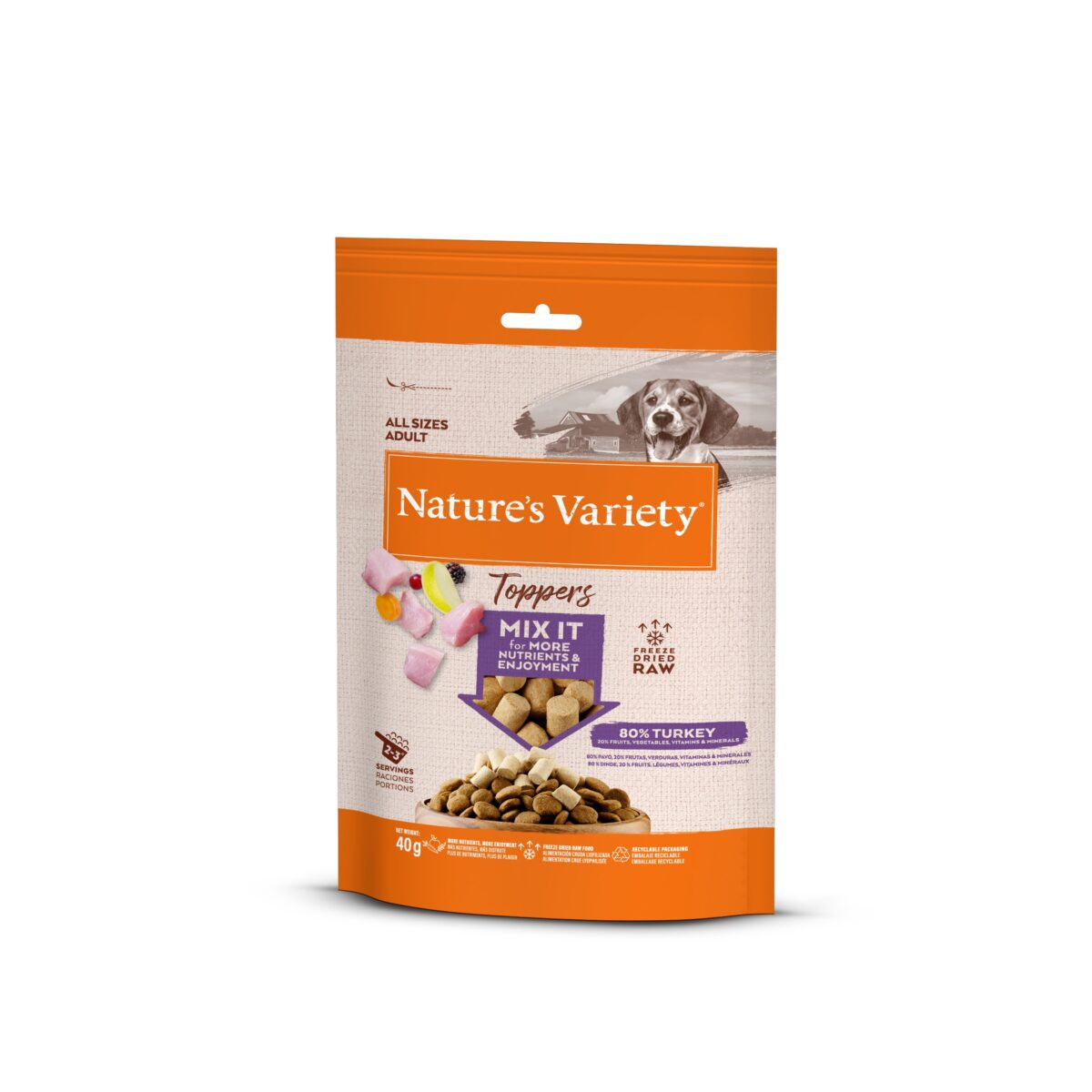 Nature's Variety Freeze Dried Topper Lamb 40gr - Image 1