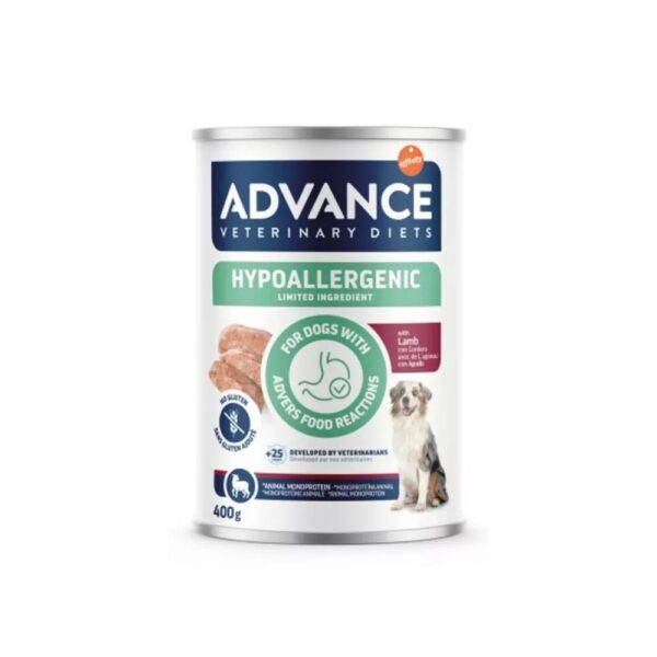 AVET DOG WET HYPOALLERGENIC CORDEIRO 400GR WEPET
