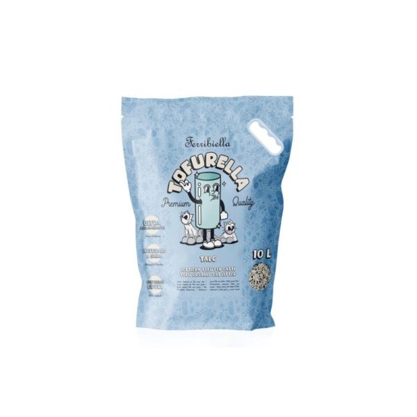 TOFURELLA - Areia de Tofu Talco Para Gato - Natural - 10L WEPET