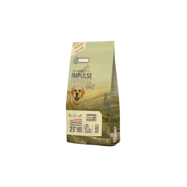 The Natural Impulse Dog Adult 12 kg WEPET